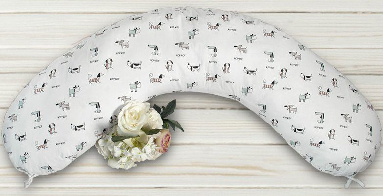 Наволочка к подушке для беременных AmaroBaby Original Collection Exclusive собачки