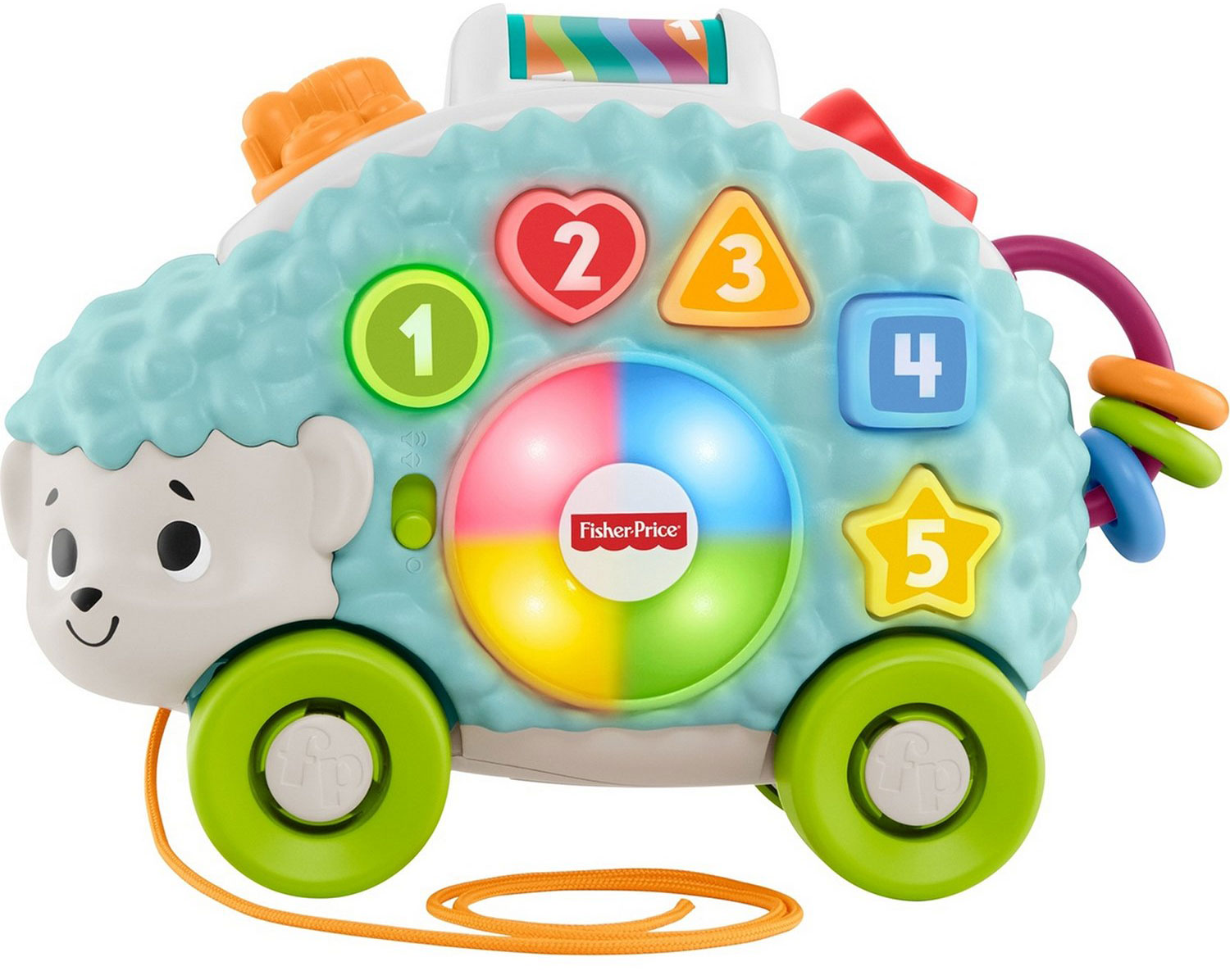 Интерактивная развивающая игрушка Fisher-Price Ежик (GJB14), голубой купить  в Москве в интернет-магазине LEMI KIDS