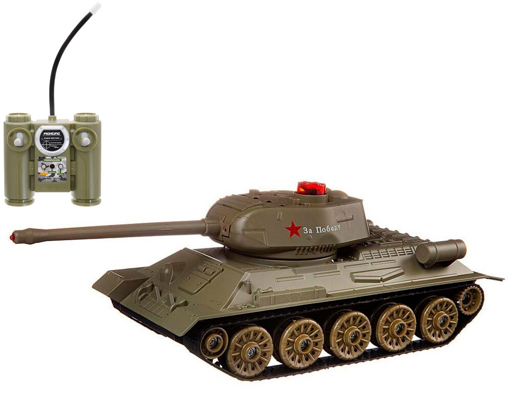 Радиоуправляемый танк ABtoys Т34 звуковые и световые эффекты