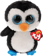 Фотография товара Мягкая игрушка TY Beanie Boo's пингвин Waddles 15 см