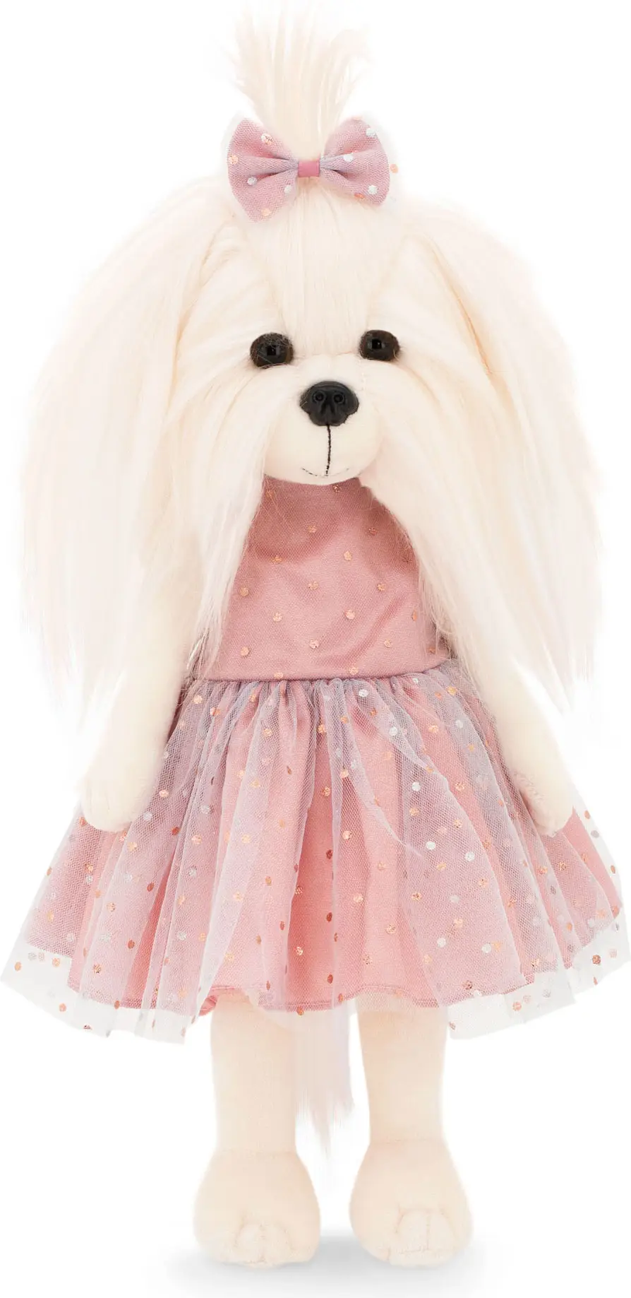 Игрушка мягконабивная Lucky Mimi Orange Toys, серия Мерцающая нежность с каркасом 37 см