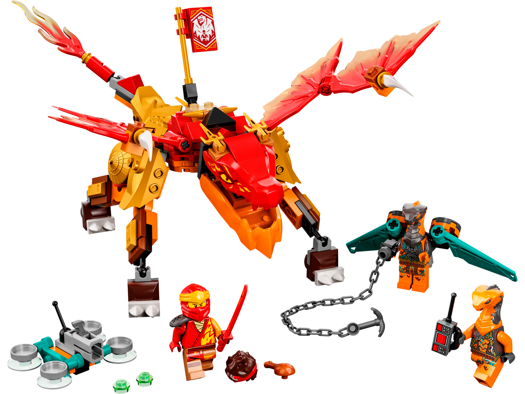 Лего Огненный дракон Кая