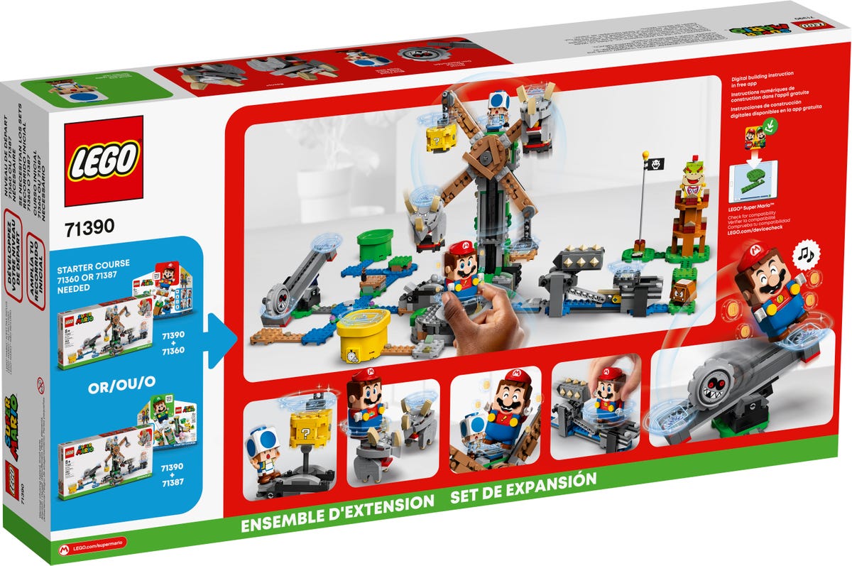 Конструктор Lego Super Mario 71390 Дополнительный набор «Нокдаун резноров»  купить в Москве в интернет-магазине LEMI KIDS