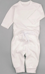 Фотография товара Кофточка и ползунки (штанишки) детские AMAROBABY Fashion, молочный, р.62