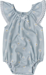 Фотография товара Боди с крылышками Ромашки на голубом, р. 86