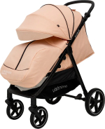 Прогулочная коляска Amarobaby, Strollin Joy, бежевая, персиковый