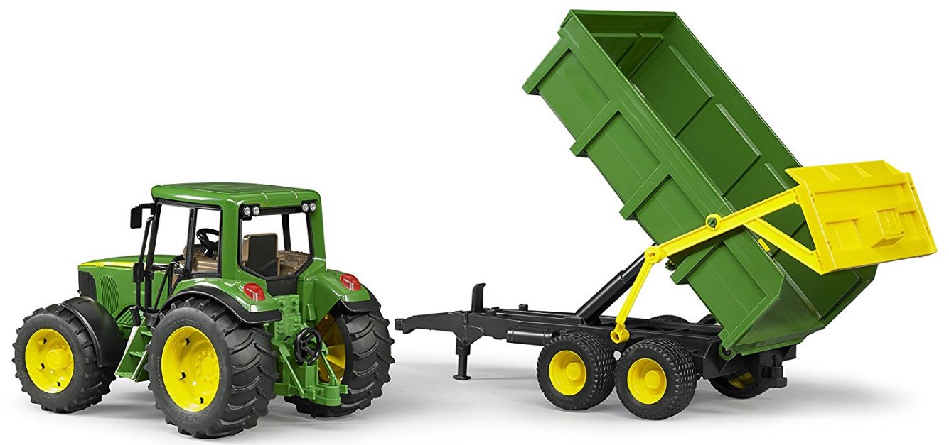 Трактор John Deere 6920 с прицепом купить в Москве в интернет-магазине LEMI  KIDS