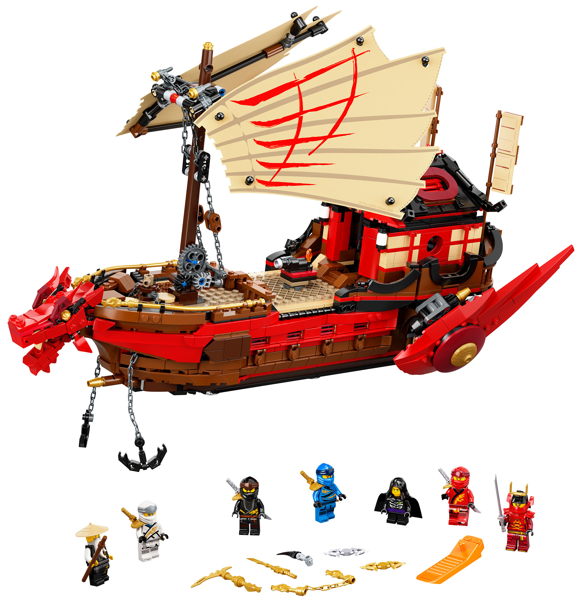 Конструктор LEGO Ninjago 71705 Летающий корабль Мастера Ву купить в Москве  в интернет-магазине LEMI KIDS