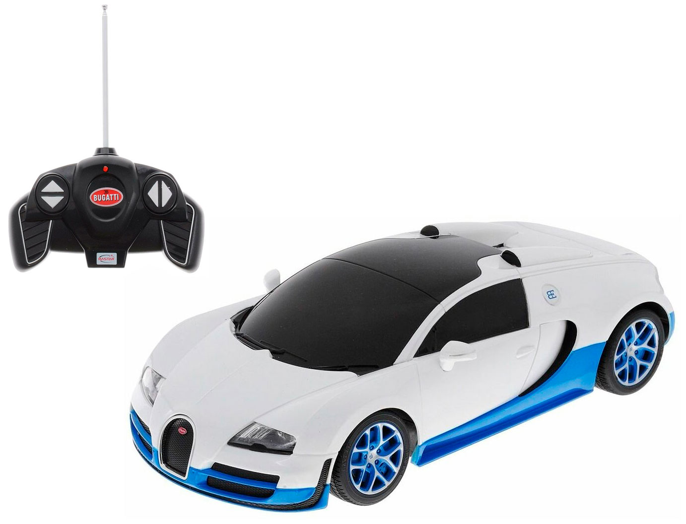 Гоночная машина Rastar Bugatti Veyron Grand Sport Vitesse (53900) 1:18  Белый купить в Москве в интернет-магазине LEMI KIDS