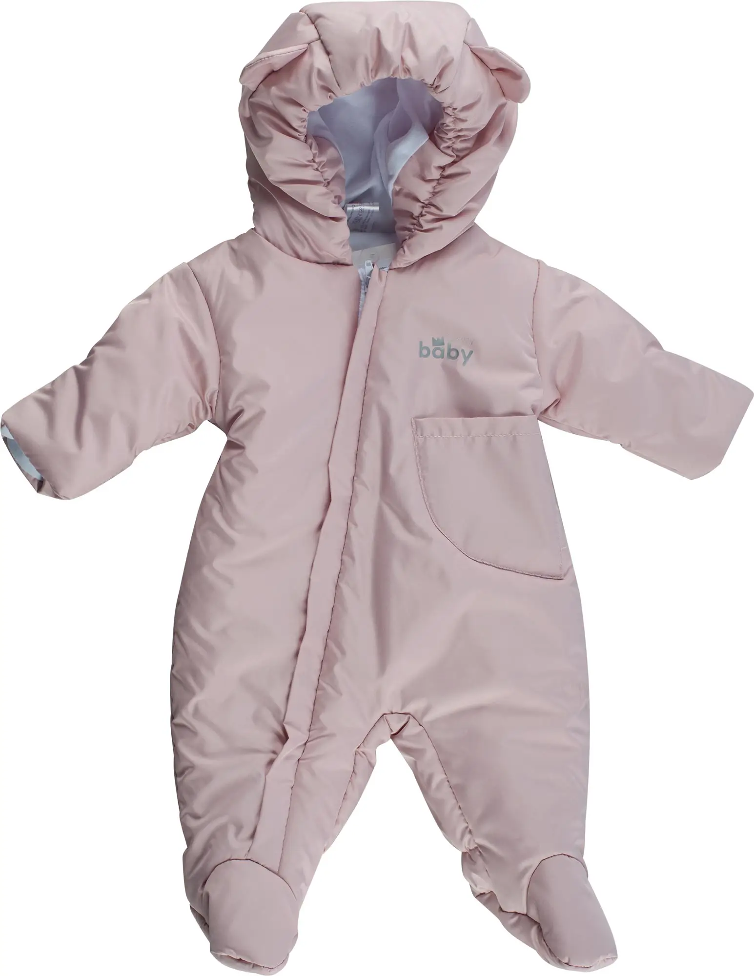 Комбинезон демисезонный Мимишки Luxury Baby, размер 74, пудровый