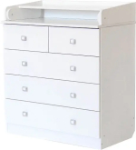 Фотография товара Комод Polini kids Simple 1780 белый
