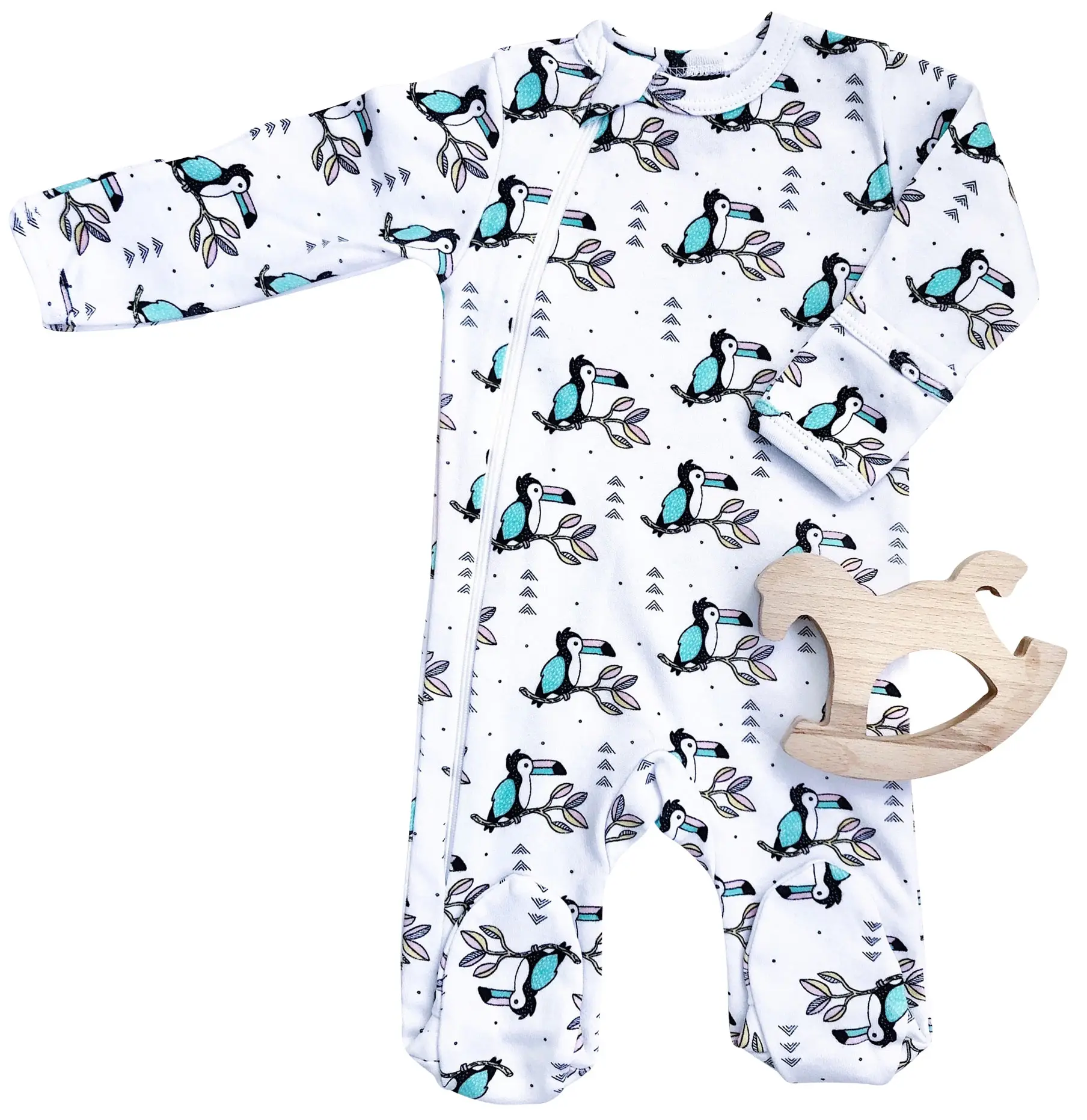 Комбинезон Mjolk Sleep and Play Туканы 74