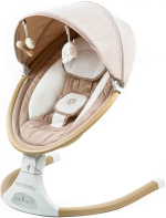 Электронные качели детские Amarobaby Ergo Swing. бежевый