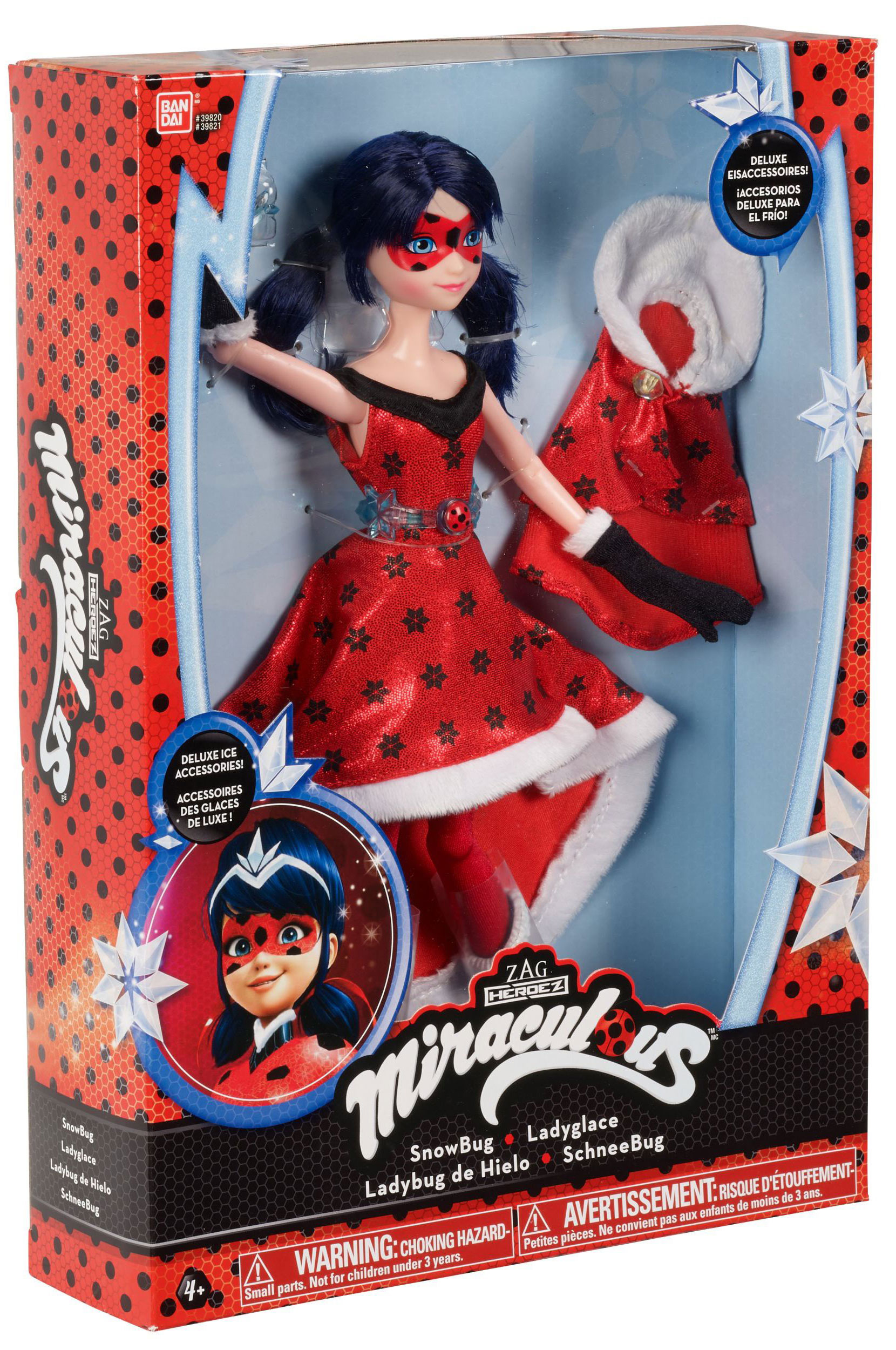 Кукла Bandai LadyBug & Cat Noir, Ice Lady Bug, 26 см, 39820 купить в Москве  в интернет-магазине LEMI KIDS