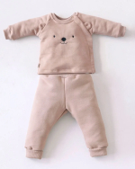 Фотография товара Комплект KiDi kids Пикколино 2 предмета футер бежевый 74-80 см