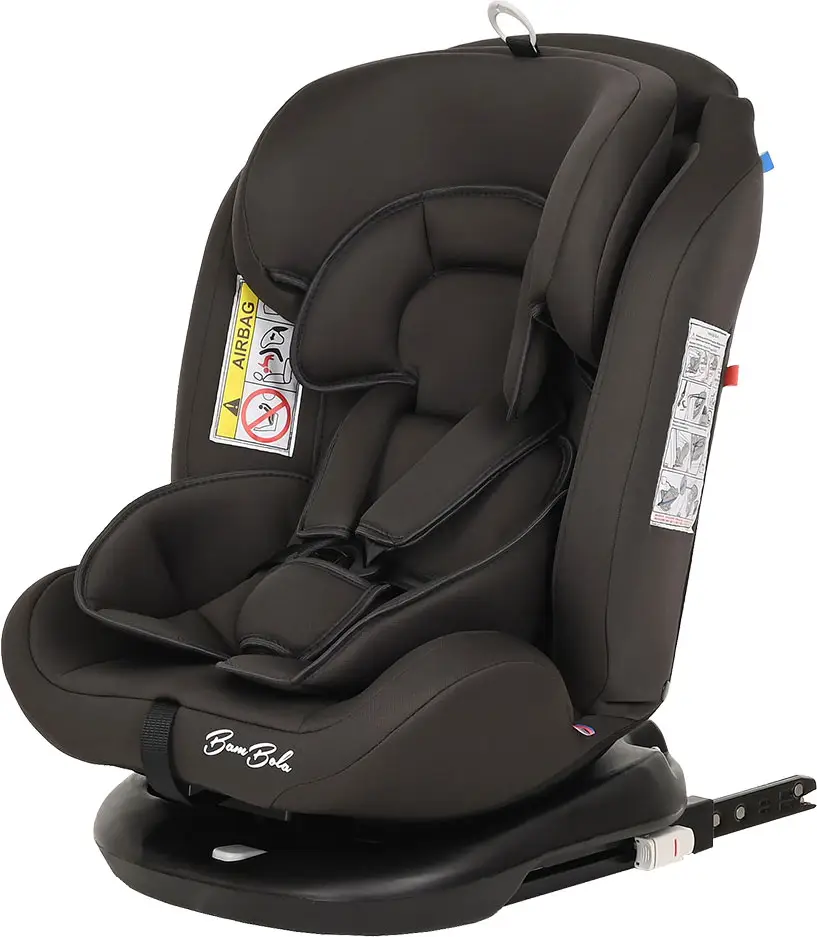 Автокресло группа 0/1/2/3 (0-36 кг) BamBola Minori Isofix темно-серый