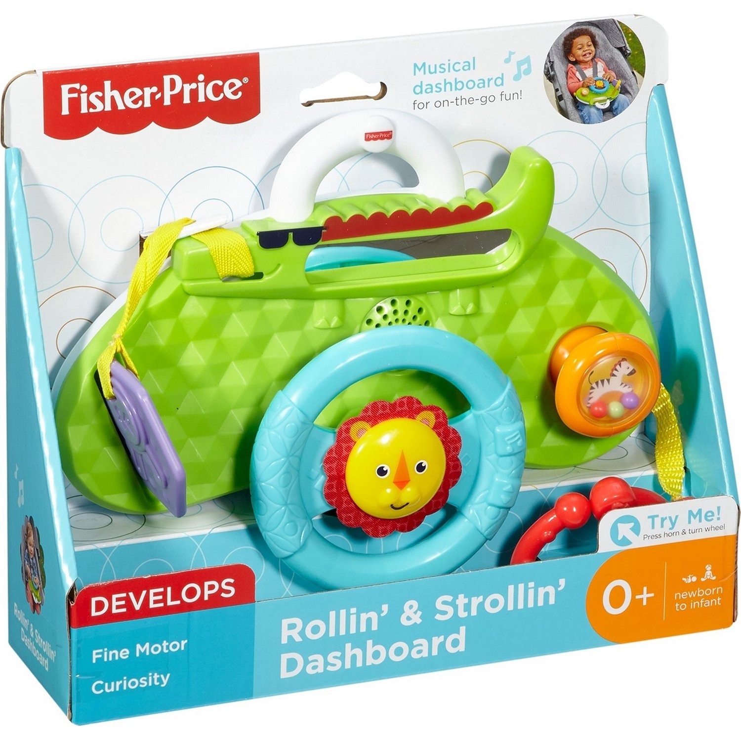 Интерактивная развивающая игрушка Fisher-Price Обучающий руль 