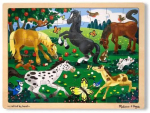 Фотография товара Пазл Melissa & Doug Мои первые пазлы Резвые лошади 48 элементов