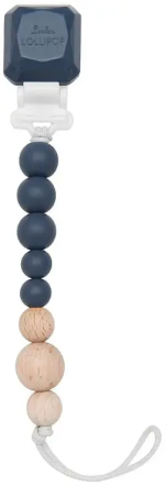 Фотография товара Держатель для пустышки LOLLIPOP Pacifier Clip Colour Pop Vintage Indigo