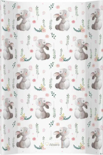 Пеленальная доска Alberomio Bunny world Мир кроликов 70х47 см