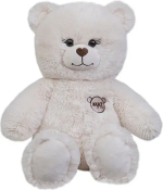 Игрушка мягконабивная медведь KULT Color Bear, 65 см, бежевая Игрушка мягконабивная медведь KULT Color Bear, 65 см, бежевая