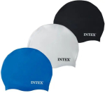 Фотография товара Шапочка для плавания силиконовая Intex от 8 лет, 3 цвета