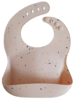 Силиконовый нагрудник Mushie Vanilla Confetti Силиконовый нагрудник Mushie Vanilla Confetti