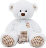 Фотография товара Мягкая игрушка Медведь Тоффи Belaitoys, 110 см, белая