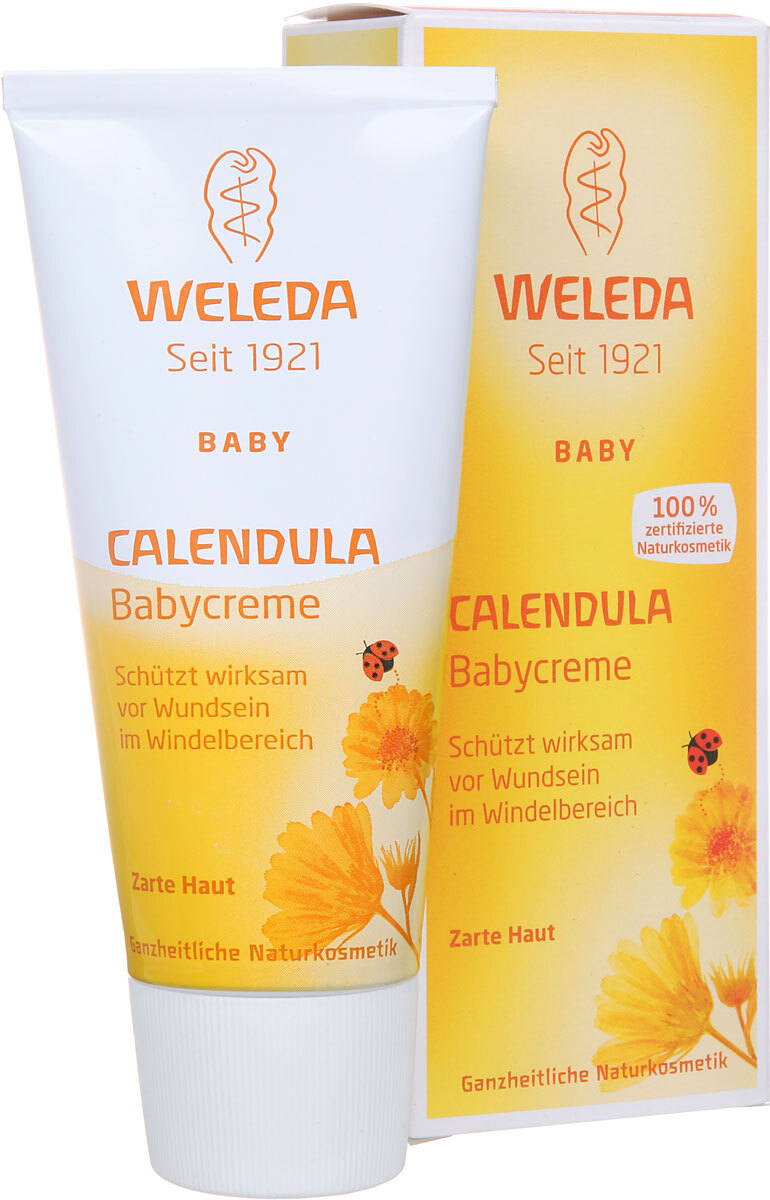 Weleda baby kids. Weleda Baby Calendula. Крем Веледа для новорожденных с календулой. Веледа календула Беби крем. Weleda крем для лица Baby с календулой 50.