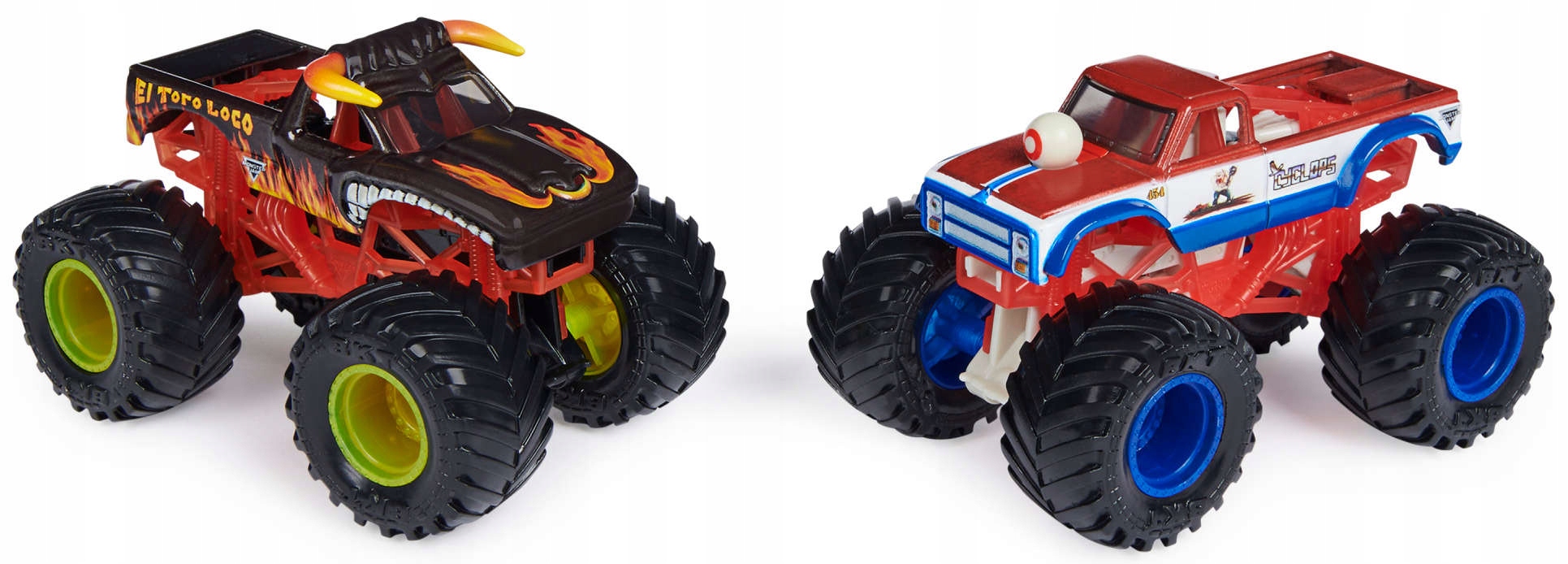 Купить Набор машинок Monster Jam Монстр Джем, Траки, меняющие цвет, М 1:64,  2 шт (6044943) в ассортименте в Москве в интернет-магазине LEMI KIDS