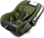Автокресло детское Amarobaby Baby comfort, группа 0 plus, цвет зелёный/чёрный