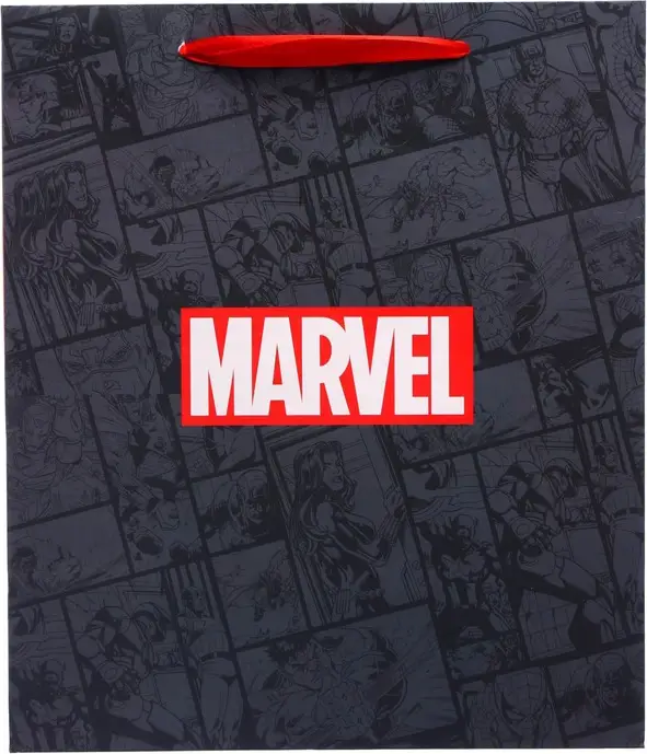 Пакет ламинированный вертикальный Marvel Мстители, 23х27х11 см, 9286105