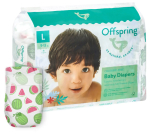 Фотография товара Подгузники Offspring Арбузы L 9-13 кг 36 штук
