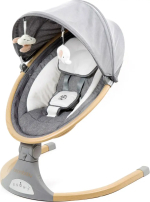 Электронные качели детские Amarobaby Ergo Swing. серый