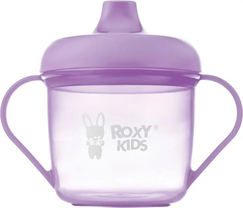 Кружка-поильник Roxy-Kids с носиком, цвет лавандовый