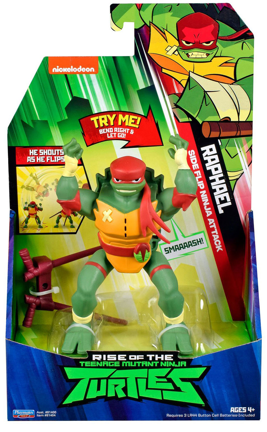 Фигурка Playmates TOYS ROTMNT Черепашки-ниндзя Рафаэль ниндзя-атака 81404  купить в Москве в интернет-магазине LEMI KIDS