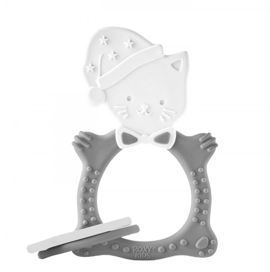 Прорезыватель MEOW TEETHER, серый