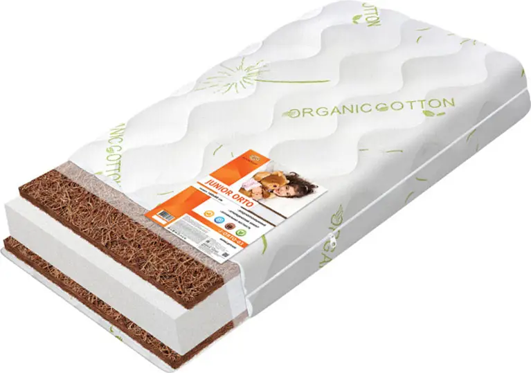Матрас Boom Baby подростковый J-Orto-03 Junior ORTO 160x80 см, стёганый трикотаж Organic