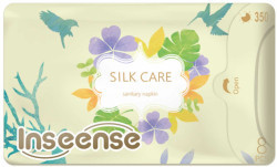 Прокладки женские гигиенические ночные 7 капель Silk Care Inseense, 350 мм