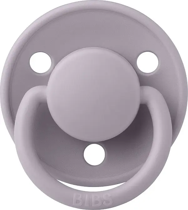 Пустышка латексная Bibs De Lux, Fossil Grey, 0+ мес