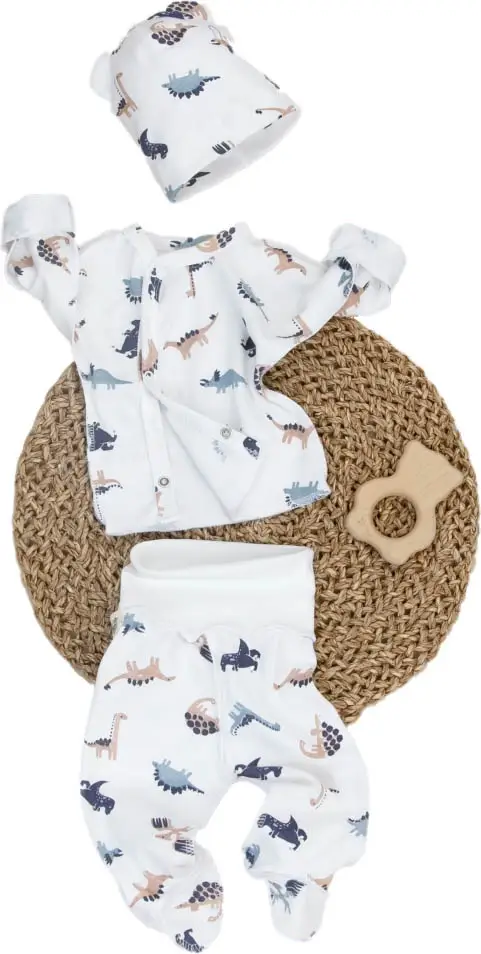 Комплект 3 предмета KiDi Kids, Малыш Хрустик-2 , динозавры, р. 16, рост 50-56 см
