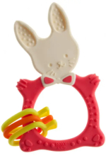 Фотография товара Универсальный прорезыватель Roxy Kids Bunny Teether коралловый