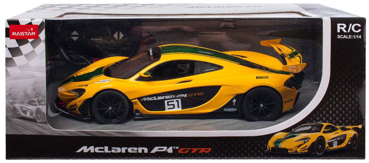 Гоночная машина Rastar McLaren P1 GTR (75000) 1:14 купить в Москве в  интернет-магазине LEMI KIDS