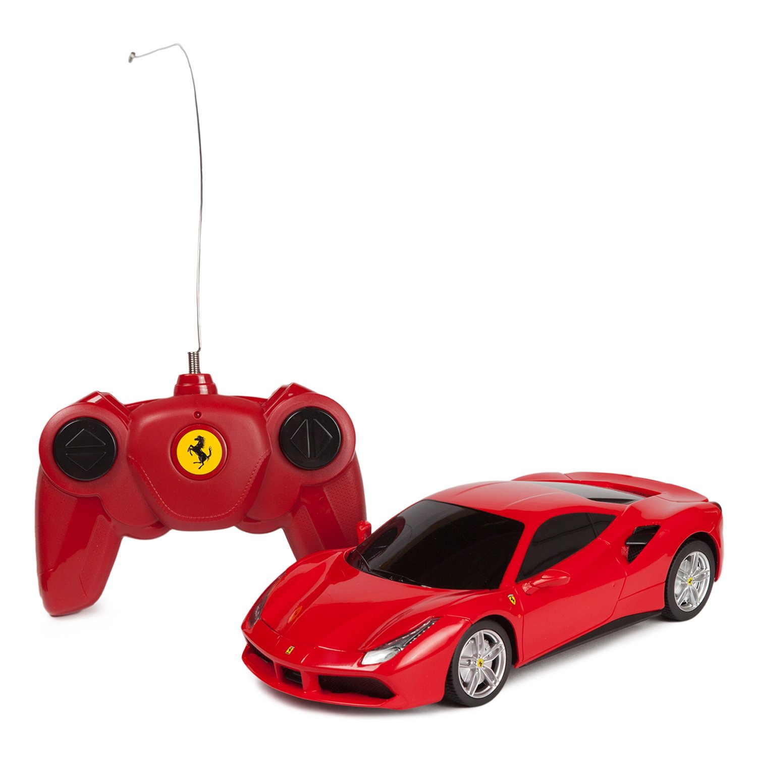 Легковой автомобиль Rastar Ferrari GTB 488 (76000) 1:24 красный купить в  Москве в интернет-магазине LEMI KIDS