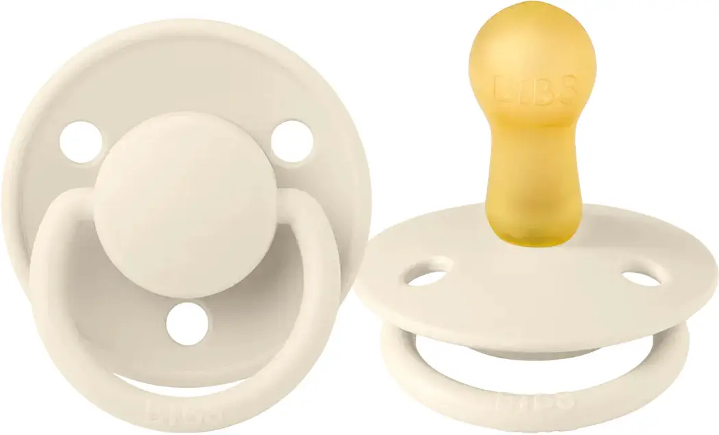 Пустышка Bibs De Lux Latex Ivory 6+ месяцев