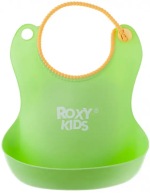 Фотография товара Нагрудник мягкий с кармашком Roxy Kids зелёный