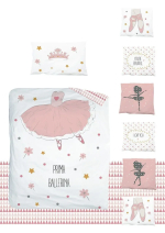 Фотография товара Комплект в кроватку AmaroBaby Exclusive Creative Collection Prima Ballerina 18 предметов, сатин