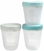 Фотография товара Набор силиконовых контейнеров Beaba Portions Silicone Jungle 3 штуки