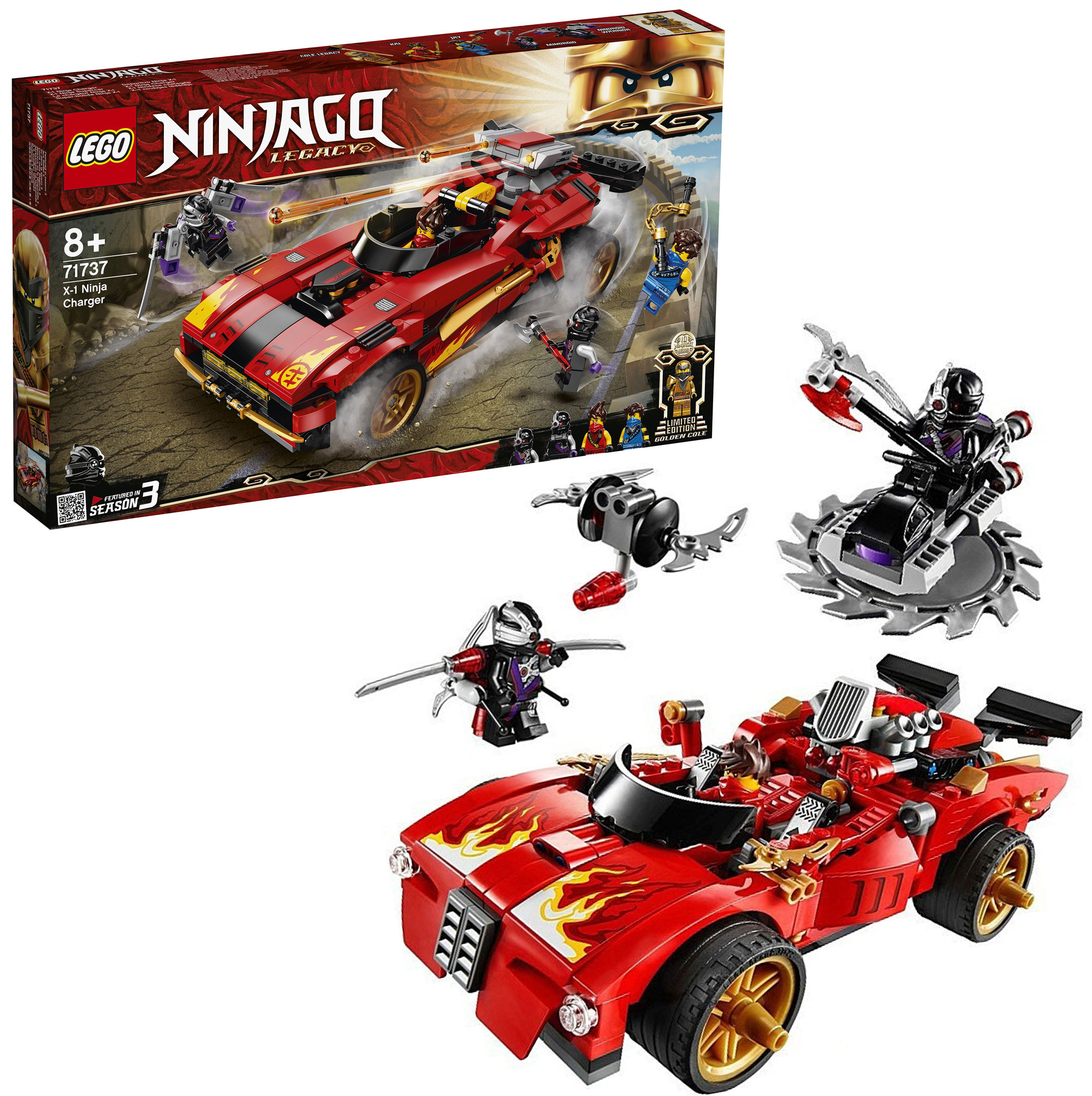 Конструктор LEGO NinjaGo 71737 Ниндзя-перехватчик Х-1 купить в Москве в интернет-магазине LEMI KIDS