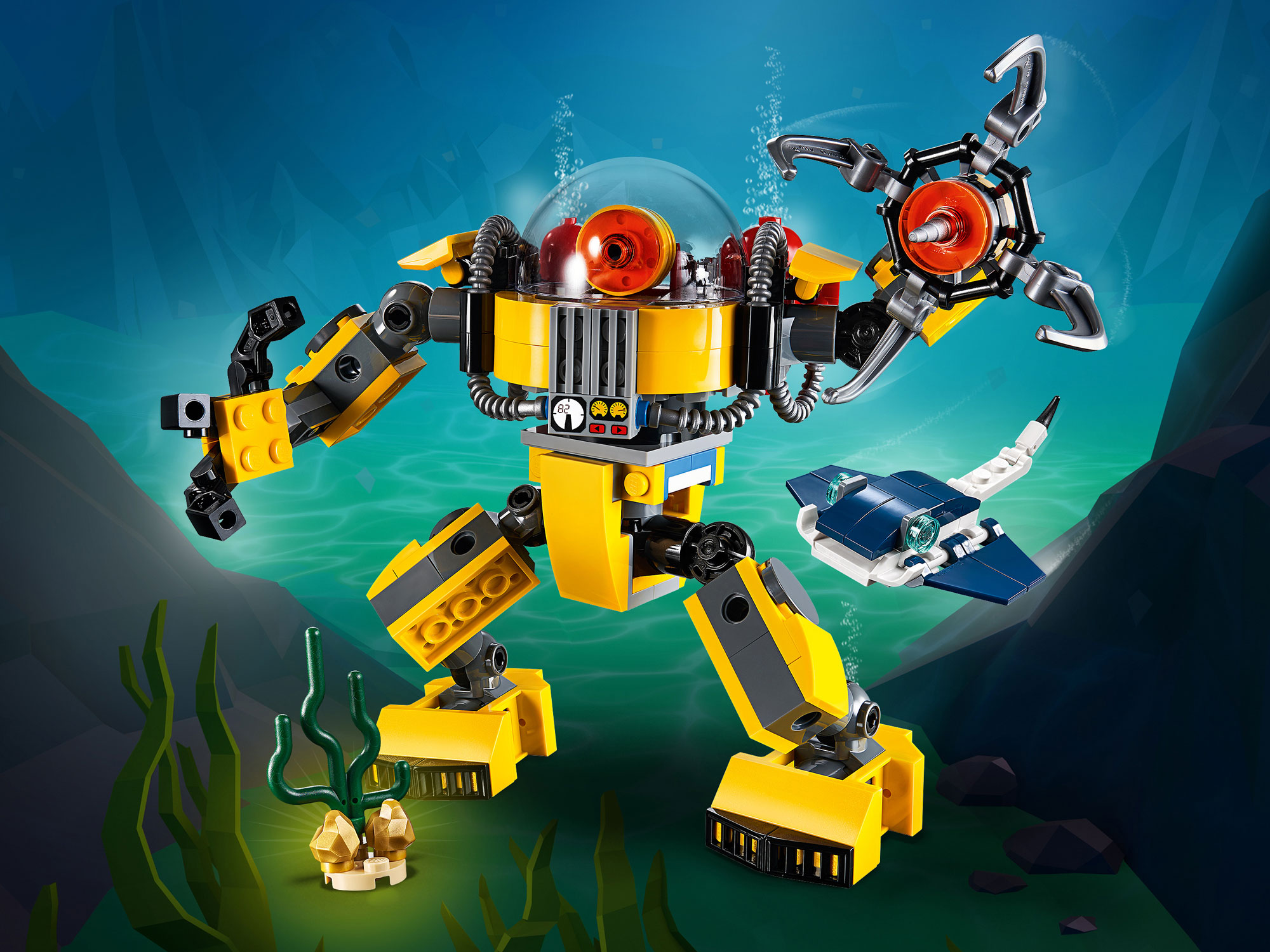 Lego creator underwater robot sale